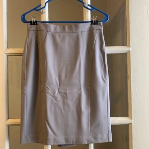 Grey/gray skirt with slit